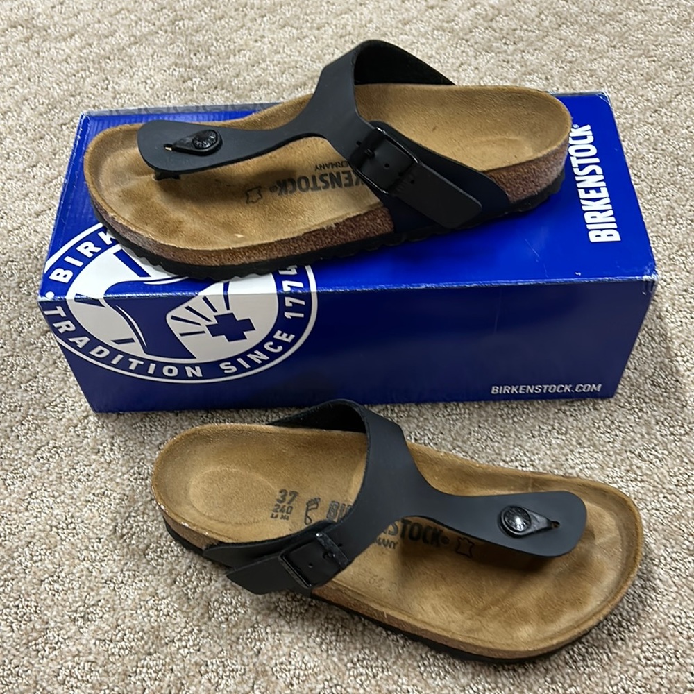 Birkenstock Gizeh BS black women’s 6 MB